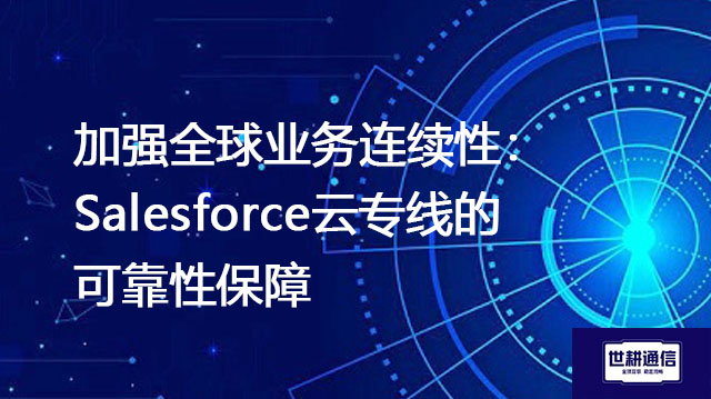 加强全球业务连续性：Salesforce云专线的可靠性保障？？？解决方案//世耕通信全球IPLC服务商