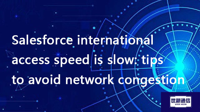 Salesforce international access speed is slow: tips to avoid network congestion??? Solution//Global 